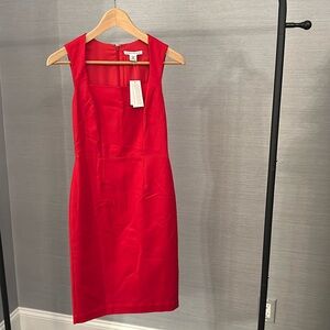 Banana Republic Sheath dress. Red. 00P. NWT